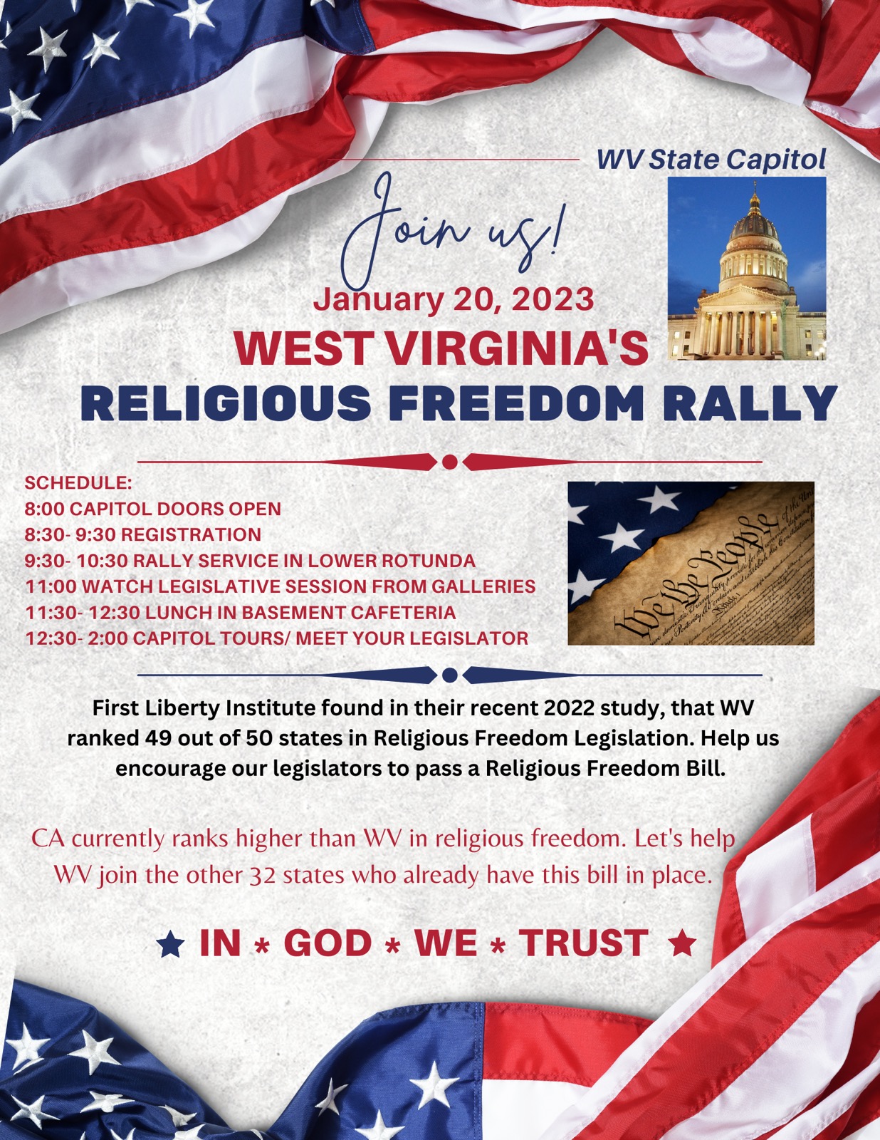 WV Religious Freedom Rally - 1-20-23